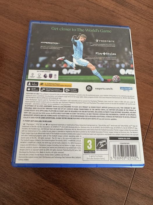 Диск FC 24 для PS5