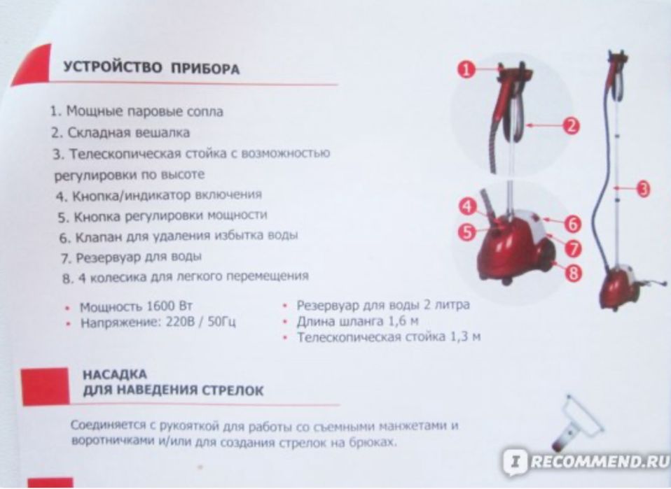 Отпариватель для одежды