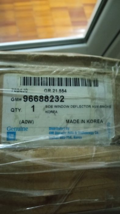 Дефлекторы окон на Шевроле Спарк ,оригинал от GM