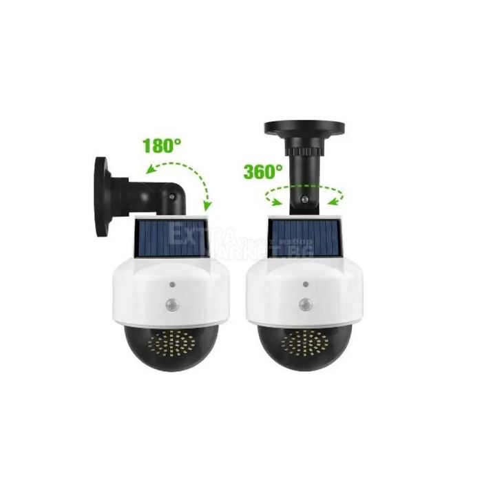 Водоустойчива 38+1 led соларна фалшива камера лампа с дистанционно