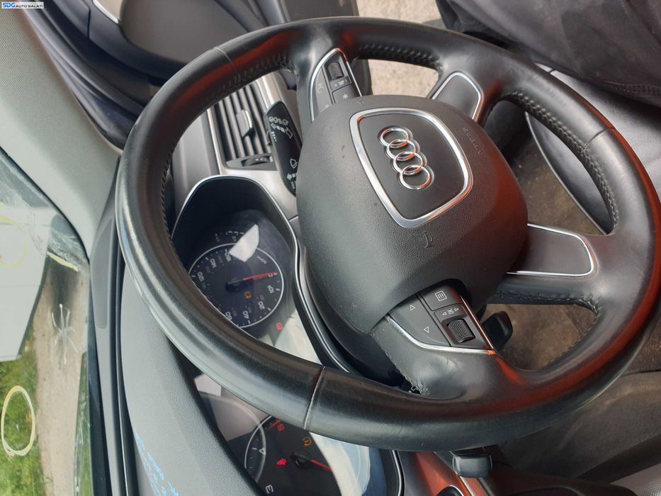 Volan Piele 4 Spite cu Comenzi FARA Airbag Audi A6 C7 NFL Non Facelift 2011 - 2014 [K5449]