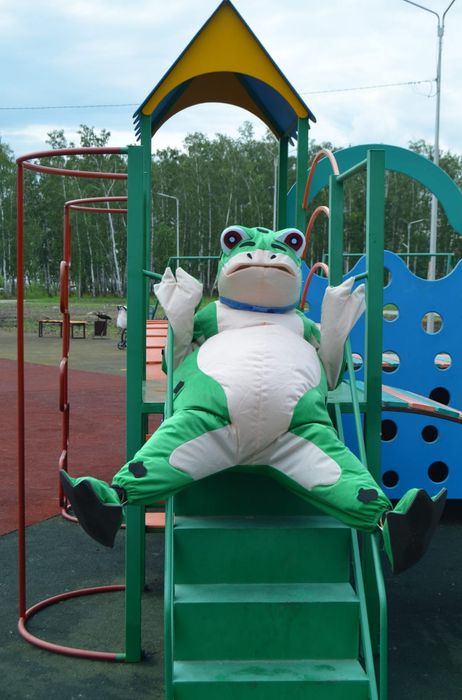 Костюм лягушки и мишки на прокат