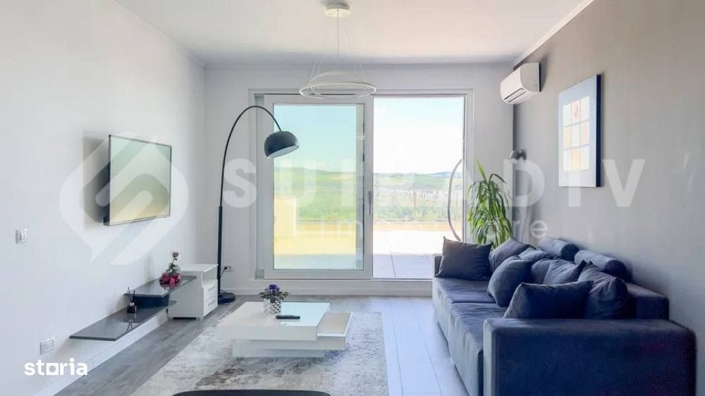 Penthouse modern, terasa cu jacuzzi si gratar, parcare-zona Vivo