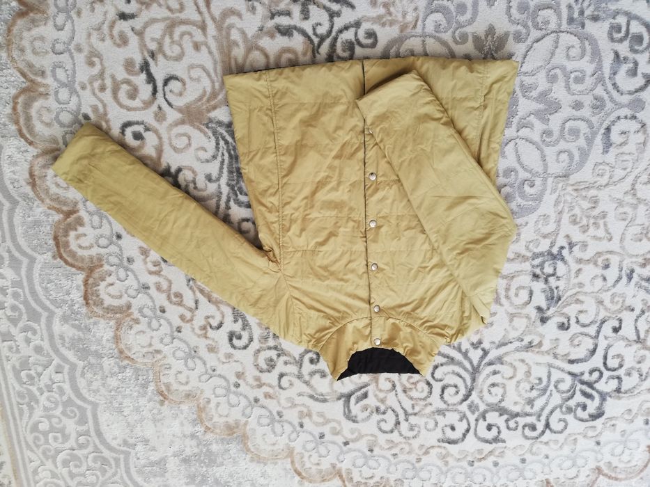 Куртка из пуха двусторонняя Button