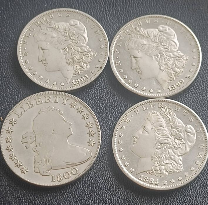 4 monede 1 dolar american