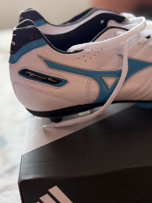 Mizuno Supersonic Wave SG – нови, естествена кожа – EU  40,5(26см стелка)