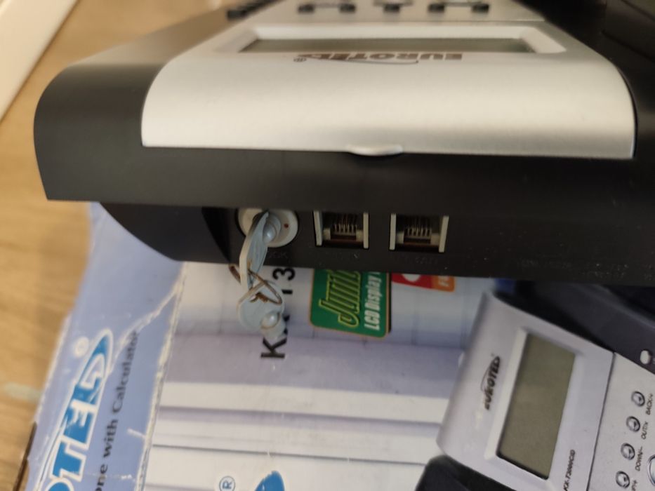 Telefon fix Eurotel KX-T3000CID cu cheita și ieșire spre alt telefon