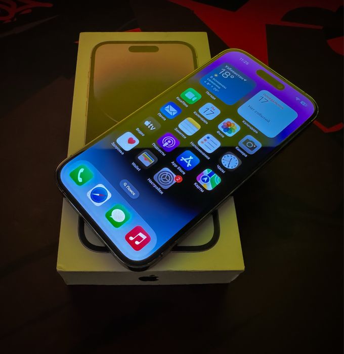 iPhone 14 Pro 256Gb Purple в отличном состоянии полный комплект