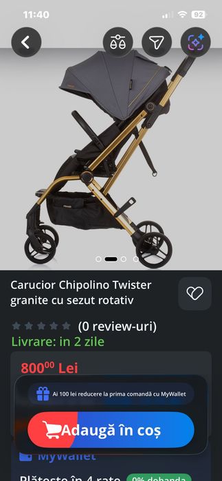 Carucior de vanzare