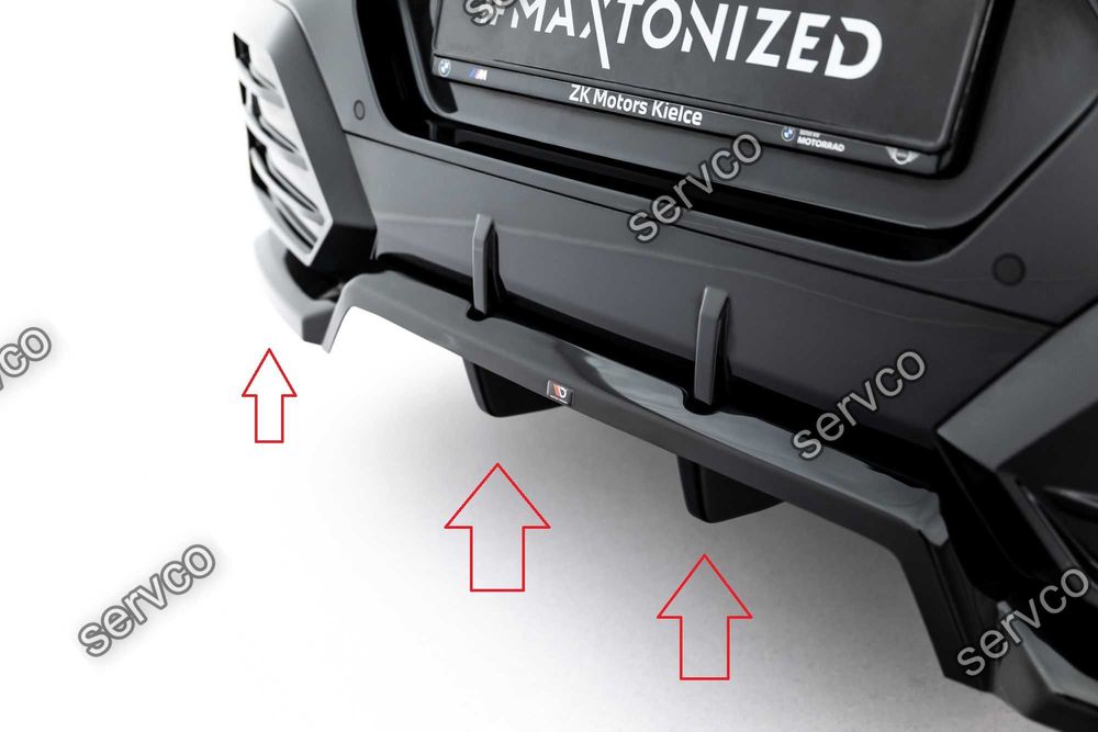 Prelungire splitter bara spate compatibil cu Bmw X2 U10 M-Pack 2023- v1 - Maxton Design