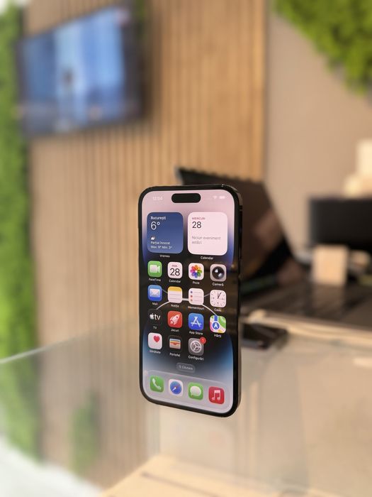 **ATS GSM**iPhone 14 Pro 256GB Black/Baterie94%/Fact+Gar 12 luni