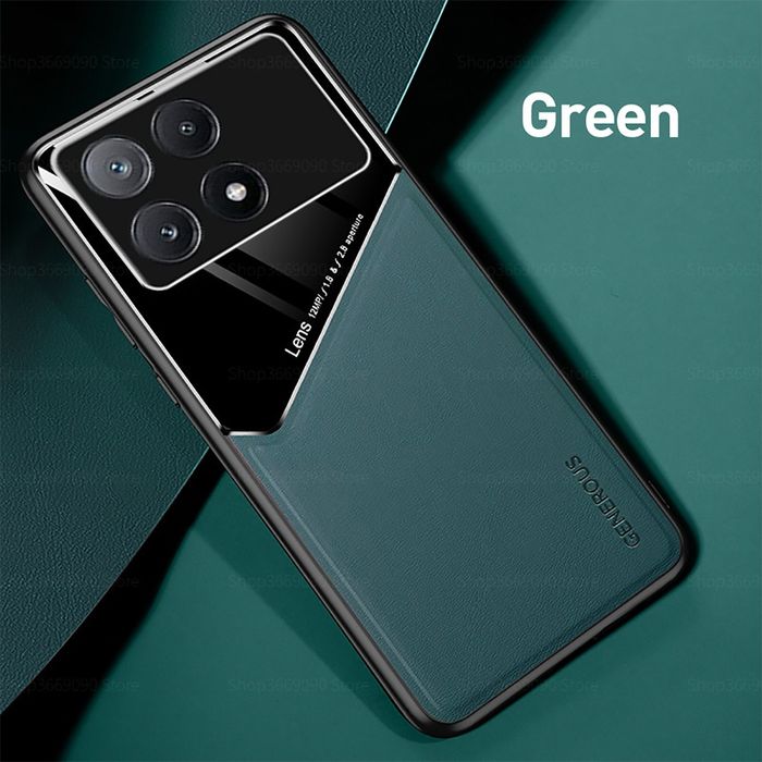 Xiaomi Poco X6 Pro 5G / X6 / M6 Pro / GENEROUS Кожен кейс с магнит