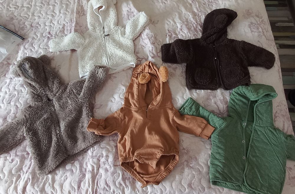 Бебешки дрехи 50-56 см момче/момиче  0-3месеца