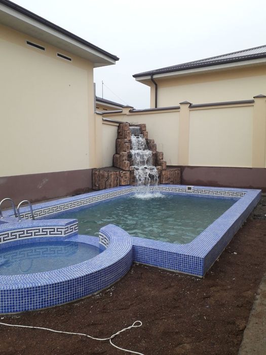 Eng  so'nggi  va  zamonaviy uslublarda:  Basseyn,  Fantan,  Sharshara