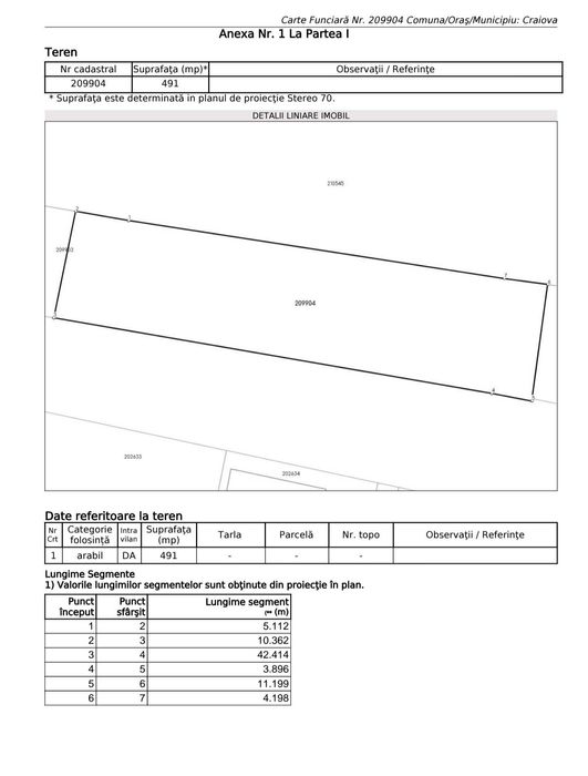 Vând teren intravilan - Bariera vâlcii Aleea 4 Ramuri