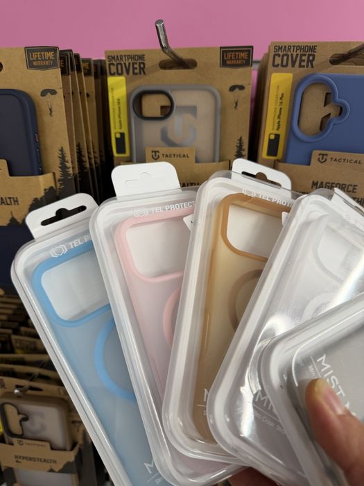 iPhone 17,iPhone 17 Pro,iPhone 17 Pro Max матиран силикон с MAGSAFE