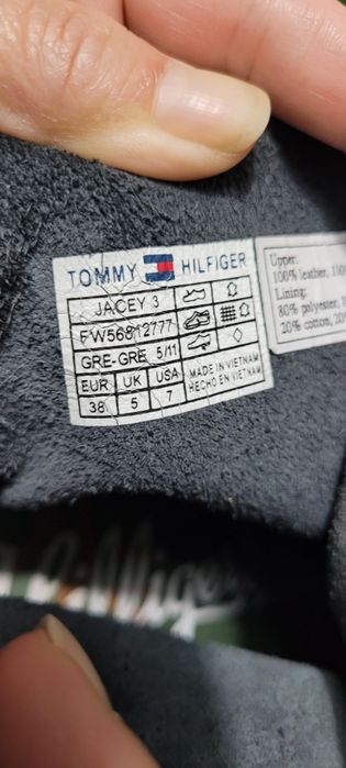 Дамски боти Tommy Hilfiger естествена кожа