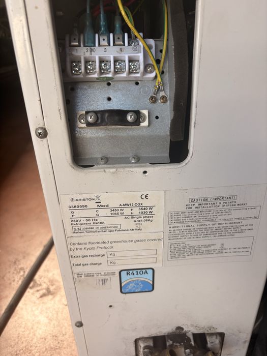 Ac 12000 btu ariston