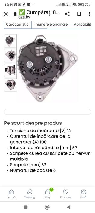 Vand alternator nou desigilat