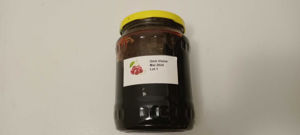 Gem de visine natural 100% borcan de 420gr