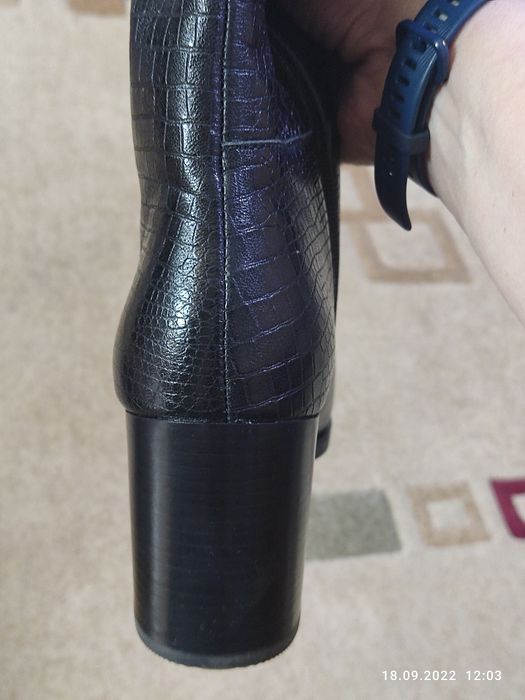 Продам сапоги кожаные, новые