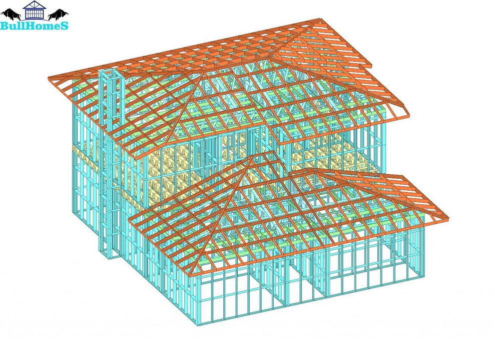 Къща,Бунгало,Преместваема къща,Сглобяеми къщи,Модулни,Жилищни-194,5м²