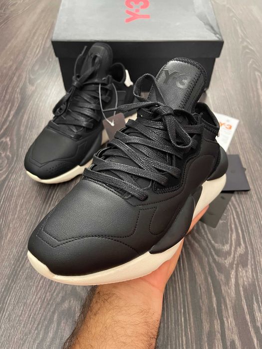 Adidasi Y-3, Kaiwa - White Premium din Piele NOI Yohji Yamamoto Y3