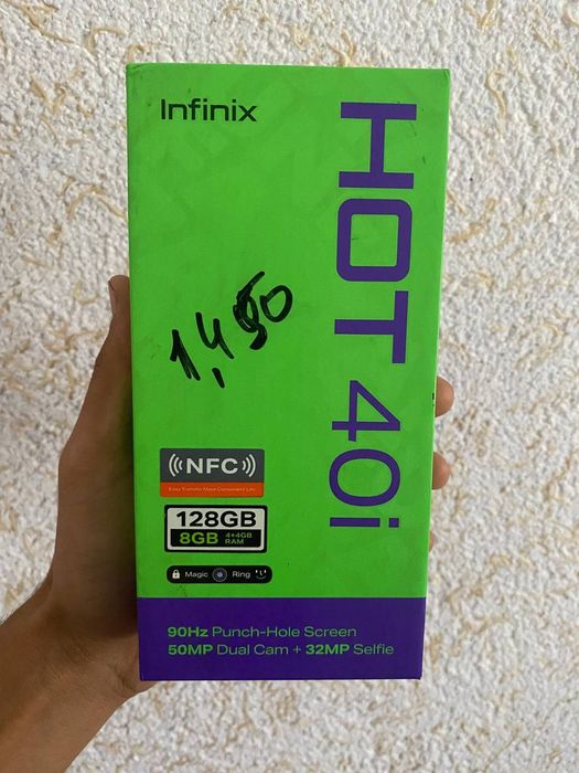Sotiladi infinix Hot40 i: 1 200 000 so’m