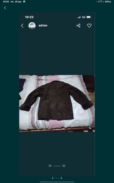 Cojoc/haina imblanita