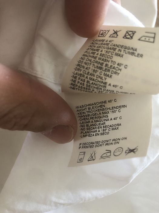 La Martina и Dsquared2 Мъжка Бяла Риза Размер M