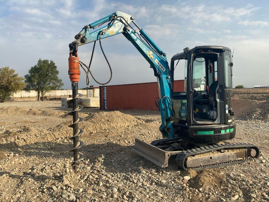 Услуги мини экскаватора ямобур, сваи,гидромолот
