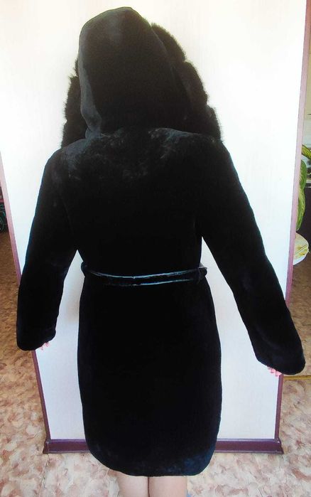 Шуба мутон/норка