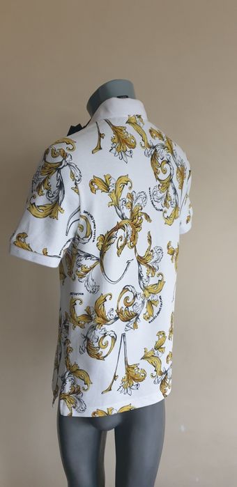 Versace Jeans Couture Slim Pique Cotton Print Barocco S НОВО ОРИГИНАЛ