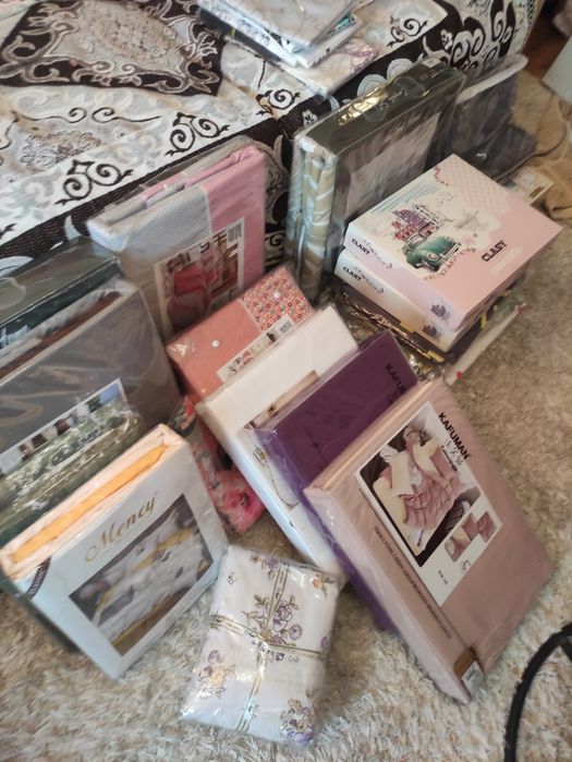 Полотенца! Халаты! Постельное белье!