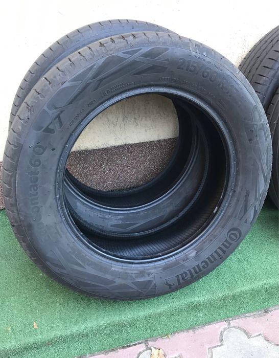 4 anvelope de vara Continental EcoContact 6Q 215/60 r17 - noi