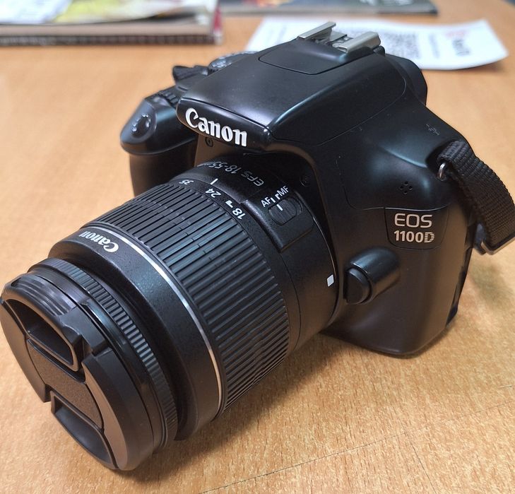 Canon 1100D kit 18-55mm (12.2пикс,видео HD,9точ фокуса,сост отличное)