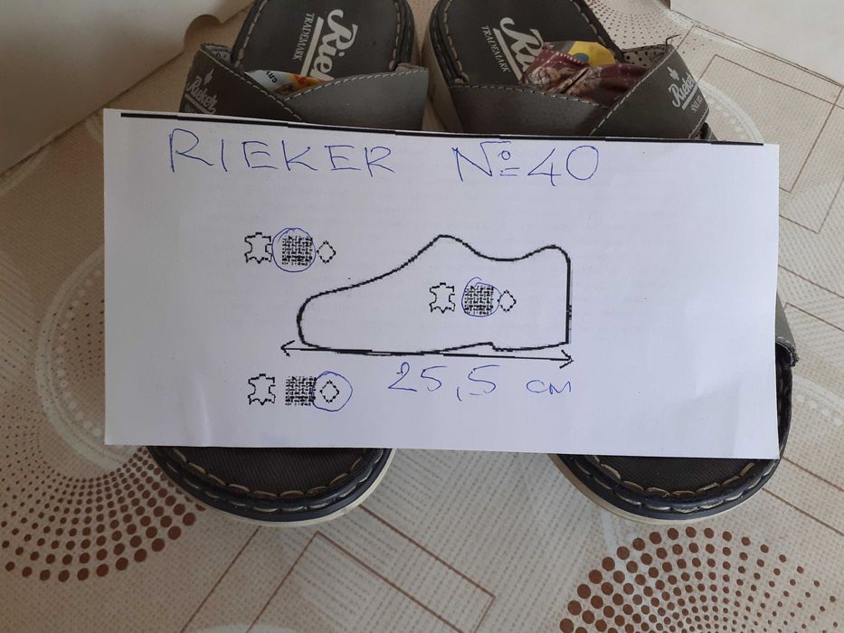 Rieker Original 40 чехли