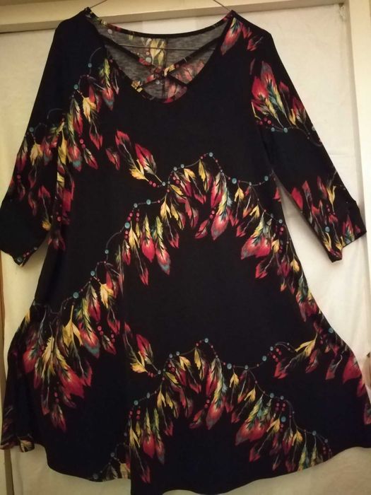 Rochie de vara cu imprimeu modern