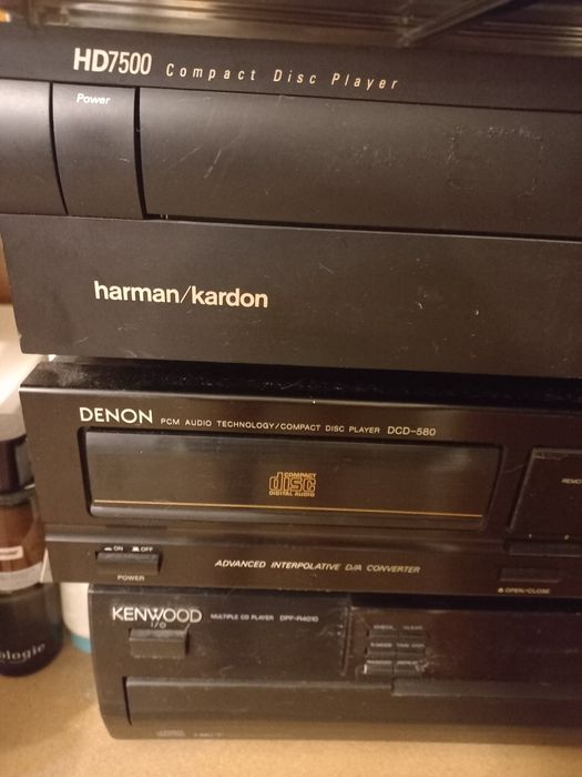 Cd player denon harman kardon kennwood 5disk
