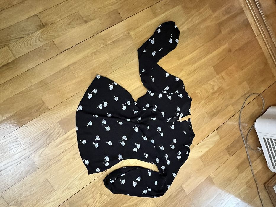 Bluza fete cazual cu lebede