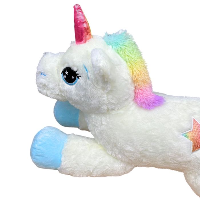 Плюшена играчка еднорог 80 см
