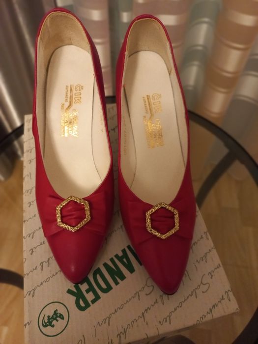 Туфли женские красные
