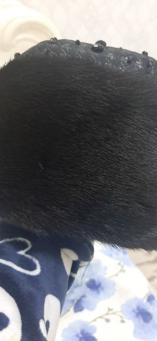 Норковая шапка б/у