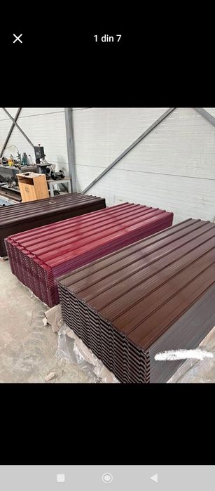 Vând tabla cutata colorat grosime 02 03 04 transport gratuit