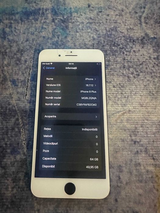 iphone 8 plus , functional + casti airpods