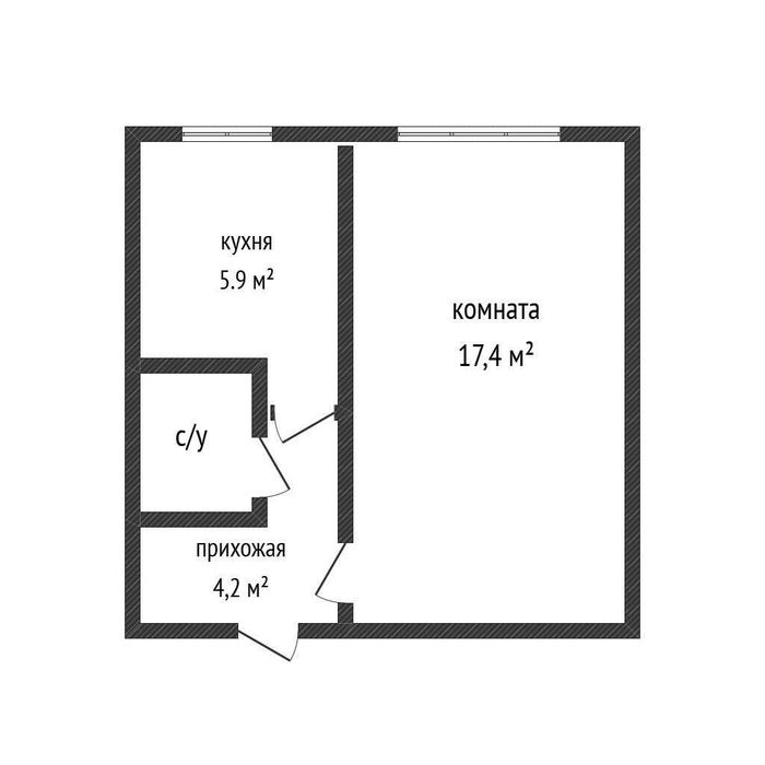 Продажа 1-комнатной квартиры