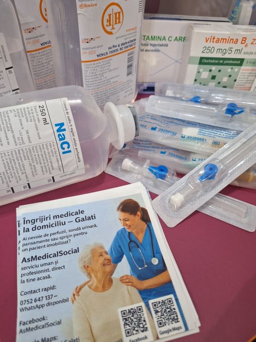 Asistenta medicala la domiciliu oferim  perfuzii,injectii,pansamente