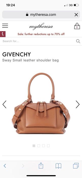 Дамска чанта ест.кожа “Живанши”