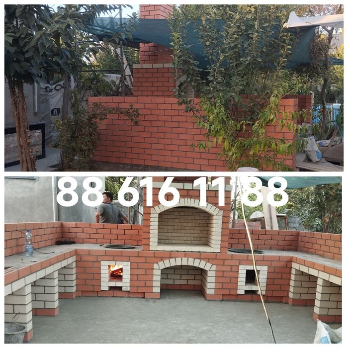 Летняя  кухня камины казаны очаги