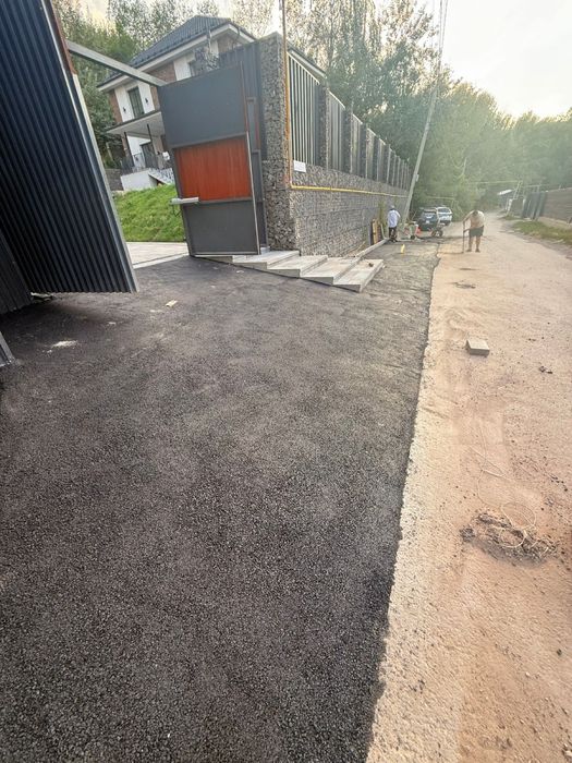 Асфальт Асфальтирование Укладка Асфальта